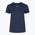Női edzőpóló Nike One Classic Dri-Fit midnight navy/fehér 4
