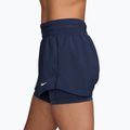 Női futó rövidnadrág Nike One Dri-FIT 2IN1 midnight navy/white 3