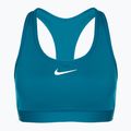 Sportmelltartó Nike Swoosh Medium Support Green Abyss/White 7