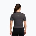 Női póló Nike Zenvy Rib Dri-Fit Thunder Grey/White 2