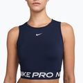 Női edző felső Nike Pro Dri-Fit midnight navy/white 3