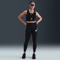 Női futóleggings Nike Tempo Swoosh Run High-Waisted 7/8 black/white 7