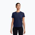 Női edzőpóló Nike One Classic Dri-Fit midnight navy/fehér