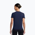 Női edzőpóló Nike One Classic Dri-Fit midnight navy/fehér 2