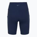 Női Nike One High Waisted 8" Biker rövidnadrág éjfekete tengerészkék 6
