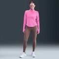 Női Nike Tempo Dri-Fit 1 / 4 Zip futó pulóver játékos rózsaszínű 5