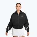 Női tenisz felső Nike Advantage Dri-Fit FZ black/white