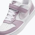 Gyermekcipő Nike Court Borough Low Recraft white/plum fog/white/venice 5