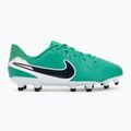 Nike Tiempo Legend 10 Academy LV8 FG/MG stadion zöld/sötét obszidián gyermek focicipő 2