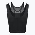 Női edzőfelső Nike One Fitted Dri-Fit Cropped Tank fekete/sötét füstszürke 7