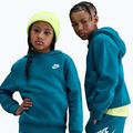 Gyerek pulóver Nike Sportswear Club Fleece green abyss/white 6