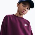 Gyerek pulóver Nike Sportswear Club Fleece burgundy/white 4
