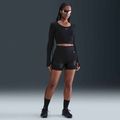 Női Nike Pro Sculpt High Waisted 5" Biker rövidnadrág fekete/antracit/fehér 9