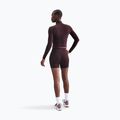 Női hosszú ujjú Nike One Fitted Dri-Fit 1/4 Zip Mid Layer burgundy crush/white 3