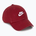 Baseballsapka Nike Club Unstructured Futura Wash team crimson/white