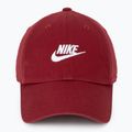 Baseballsapka Nike Club Unstructured Futura Wash team crimson/white 2