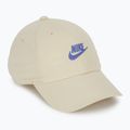 Baseball sapka Nike Club Unstructured Futura Wash light khaki/sapphire