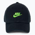 Baseballsapka Nike Club Unstructured Futura Wash Black/Mean Green 2