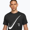 Férfi edzőpóló Nike HBR Dri-FIT black/white 3