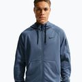 Férfi edzőfelső Nike Therma Fit Full-Zip diffused blue/diffused blue/black