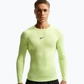 Férfi edző hosszú ujjú póló Nike Pro Dri-Fit Tight Fitness light liquid lime/black 4