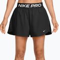 Női edző rövidnadrág Nike Pro Dri-Fit Mid-Rise Brief-Lined 3" black/white