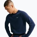 Férfi hosszú ujjú futópóló Nike Stride Dri-Fit Waffle Crew midnight navy 4