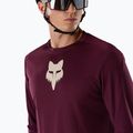Férfi kerékpáros hosszú ujjú póló Fox Racing Ranger Fox Head LS dark maroon 3