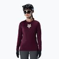 Női kerékpáros hosszú ujjú póló Fox Racing Ranger Fox Head LS dark maroon