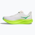 Férfi futócipő HOKA Mach 6 fehér/neon lime 3
