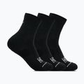Zokni HOKA Quarter Run Sock 3-Pack black/black/black