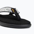 Női papucsok Teva Voya enchanted forest black/white 7