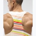 Férfi futópóló HOKA Race Day Singlet alabaster flare 5
