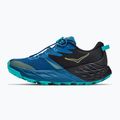 Gyerek futócipők HOKA Speedgoat 7 black/night glow blue 3