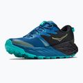 Gyerek futócipők HOKA Speedgoat 7 black/night glow blue 4