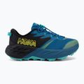 Gyerek futócipők HOKA Speedgoat 7 black/night glow blue 2