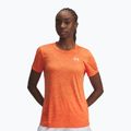 Női edzőpóló Under Armour Tech Twist narancs alapon/fehér