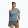 Női futópóló Under Armour Launch jasper blue/reflective