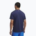 Férfi futópóló Under Armour UA Launch washed navy/reflective 2