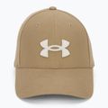 Férfi baseballsapka Under Armour Blitzing Low Brushed camel/summit white 2