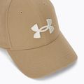 Férfi baseballsapka Under Armour Blitzing Low Brushed camel/summit white 3