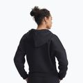 Női Under Armour Rival Fleece Piped HZ kapucnis pulóver fekete/fehér 2