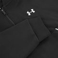 Női Under Armour Rival Fleece Piped HZ kapucnis pulóver fekete/fehér 5