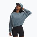 Női pulóver Under Armour Rival Fleece Piped Crew jasper blue/white
