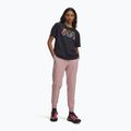 Női edzőnadrág Under Armour Sport High Rise Woven tourmaline pink/maroon mist 2