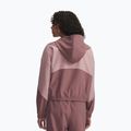 Női dzseki Under Armour Rival Woven Hoody maroon mist tourmaline pink/maroon mist 2