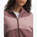 Női dzseki Under Armour Rival Woven Hoody maroon mist tourmaline pink/maroon mist 3