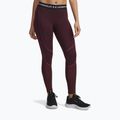 Női edzőleggings Under Armour ColdGear Textured dark maroon/fuchsia dusk/white