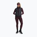 Női edzőleggings Under Armour ColdGear Textured dark maroon/fuchsia dusk/white 2