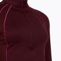 Férfi Under Armour ColdGear Textured 1/2 Zip felső dark maroon/fuchsia dusk/metallic silver 3